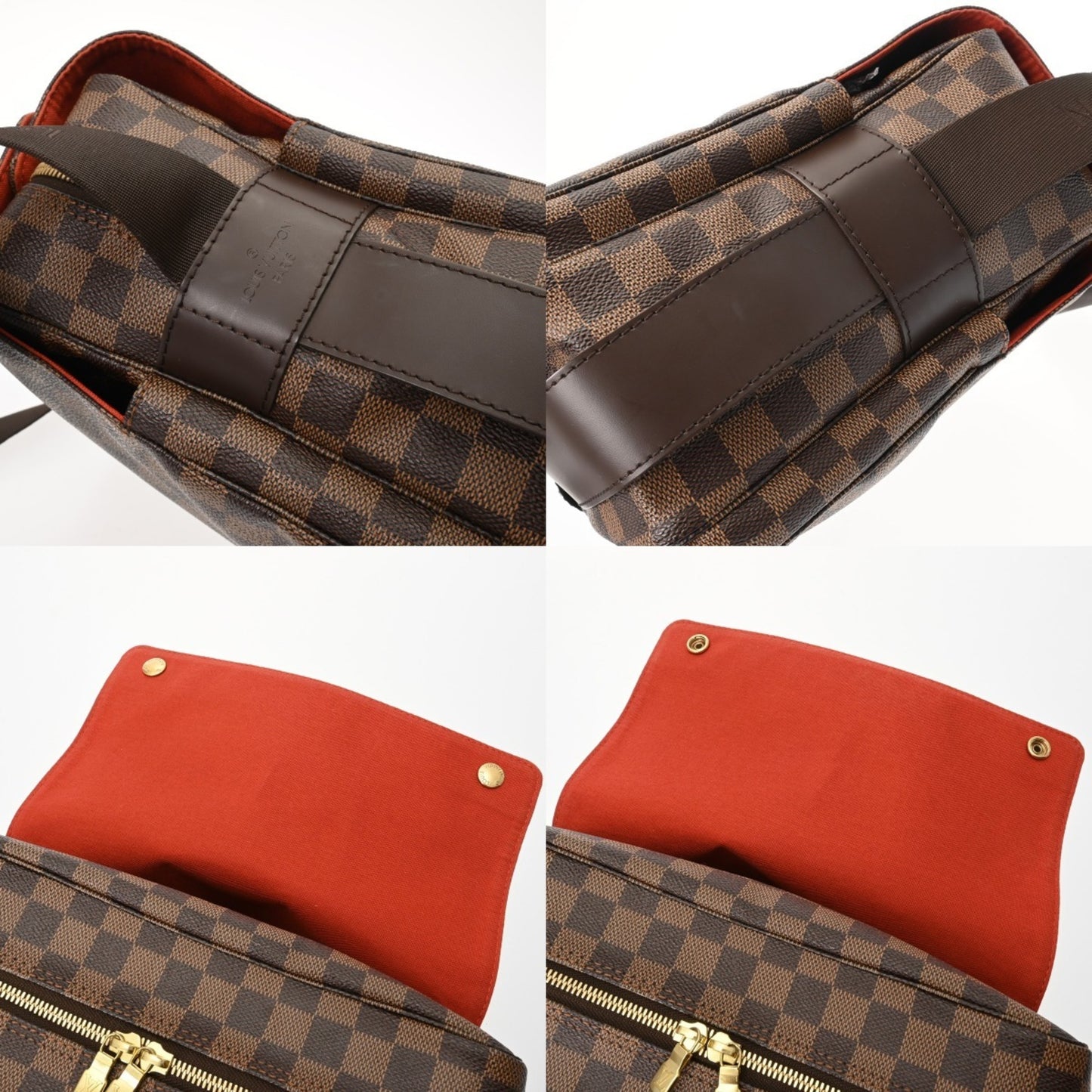 Louis Vuitton Damier Naviglio Brown N45255 Men'S/Women'S Canvas Shoulder Bag