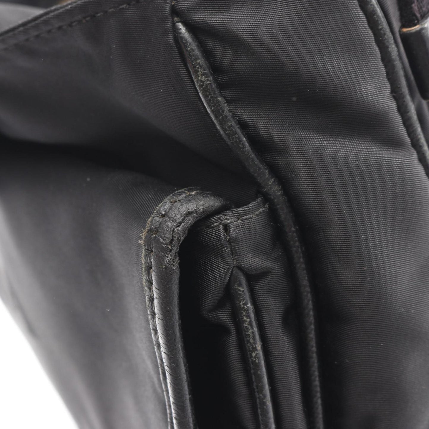 Prada Tessuto + Saffi Shoulder Bag In Nylon And Saffiano Leather