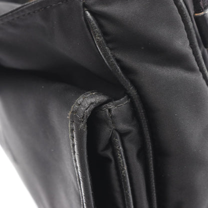 Prada Tessuto + Saffi Shoulder Bag In Nylon And Saffiano Leather