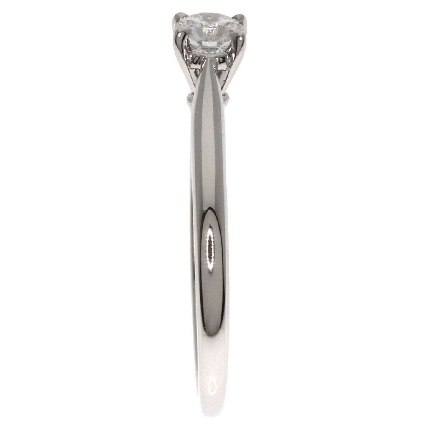 Cartier Solitaire Diamond Ring In Platinum Pt950