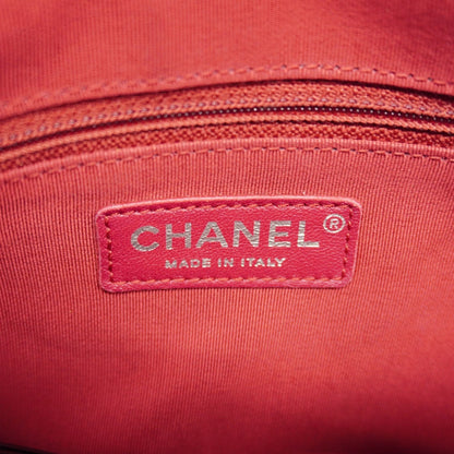 Chanel Shoulder Bag Chain Gabriel Lambskin Beige Black Gold