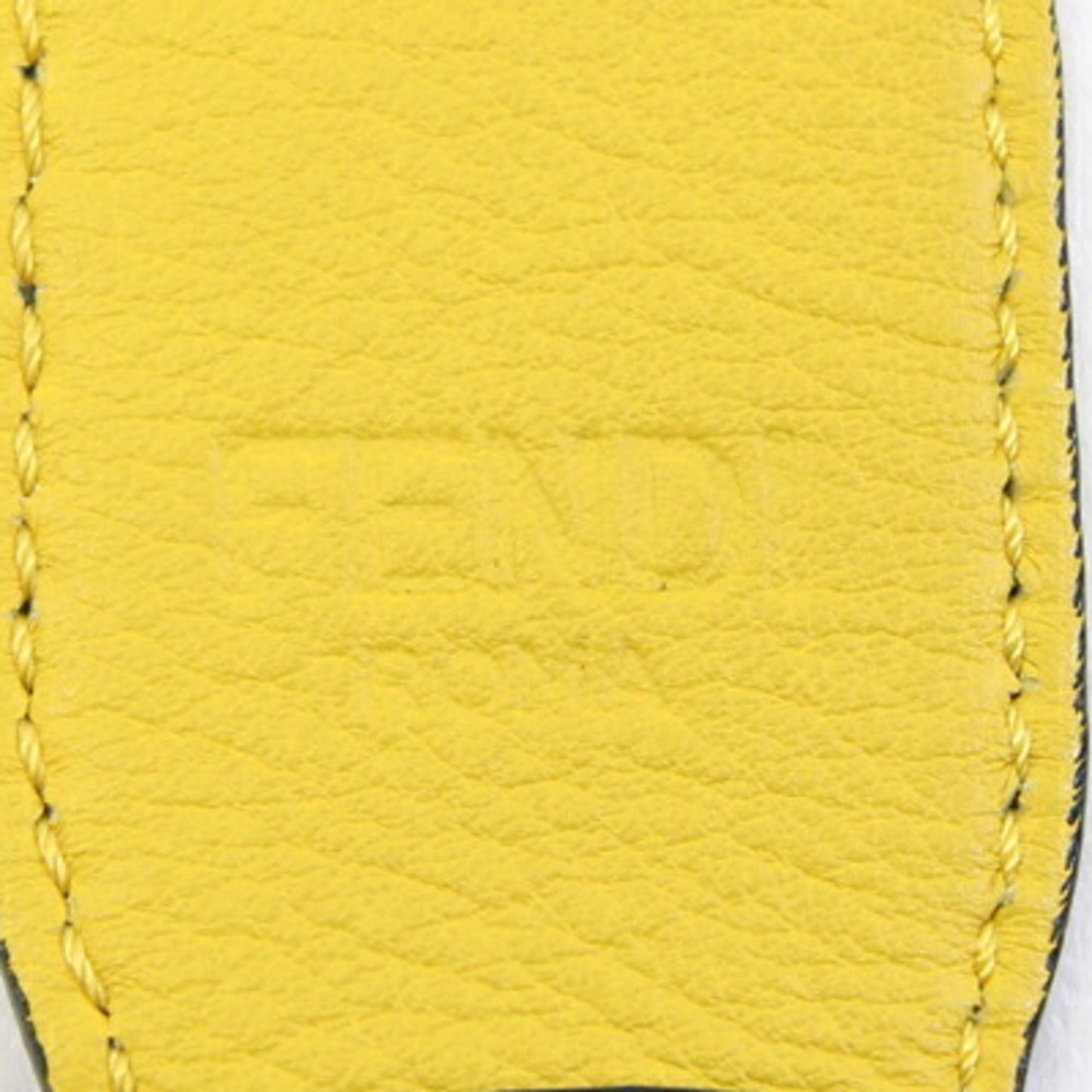 Fendi Shoulder Strap You Smoky Blue Green Yellow Leather Bag Replacement