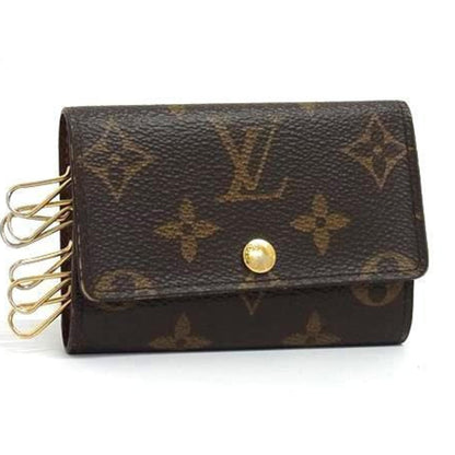 Louis Vuitton Monogram Multicle 6 Key Case M62630 Brown Leather 6-Ring