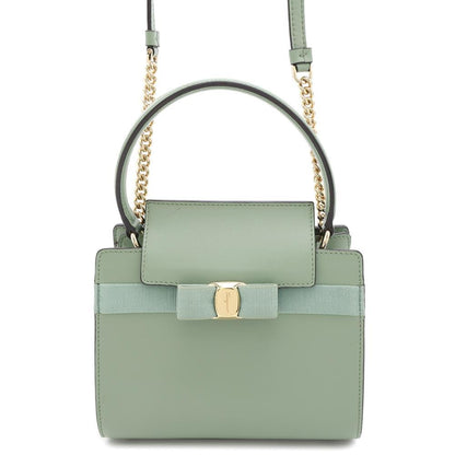 Salvatore Ferragamo Handbag Vara Ribbon 21 I282 2Way Shoulder Bag
