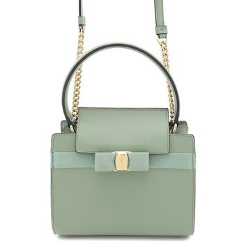 Salvatore Ferragamo Handbag Vara Ribbon 21 I282 2Way Shoulder Bag
