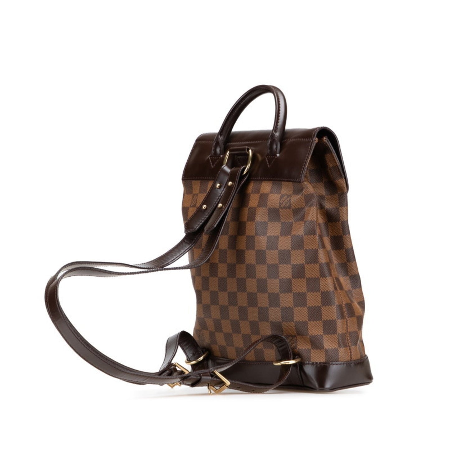 Louis Vuitton Damier Soho Backpack M51132 Brown Leather