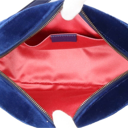 Gucci Marmont Shoulder Bag Velor 447632 Blue