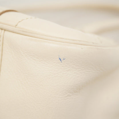 Christian Dior Shoulder Bag Leather White
