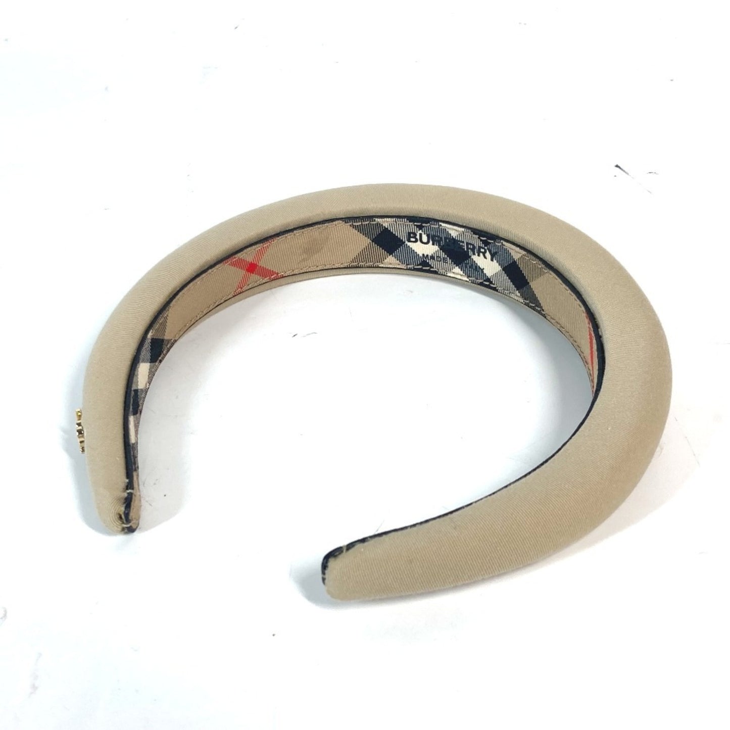 Burberry Burberry Checked Pattern On The Inside Tb Hair Headband Hairband Canvas
