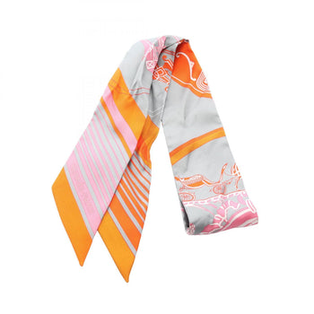Hermes Herms Twilly Ex-Libris Silk Scarf For Women