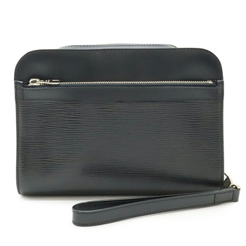 Louis Vuitton Epi Leather Hoche Second Bag/Clutch Bag In Black