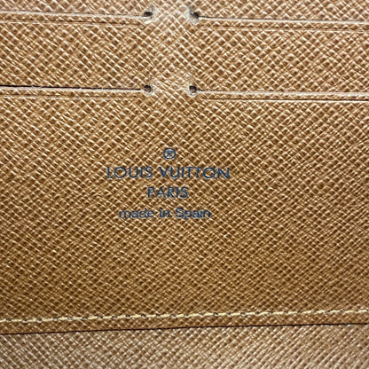 Louis Vuitton Monogram Zippy Wallet M60017 Brown