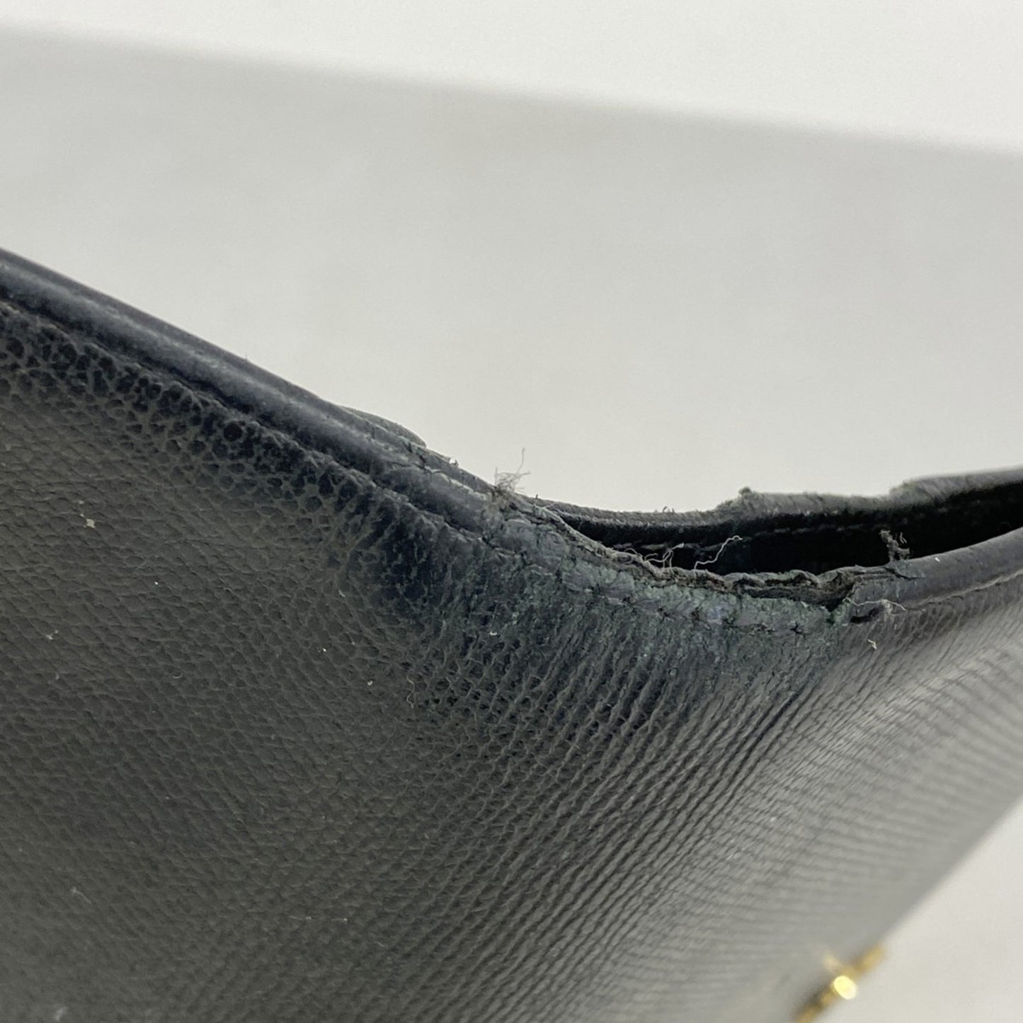 Chanel Coco Button Leather Long Wallet Black