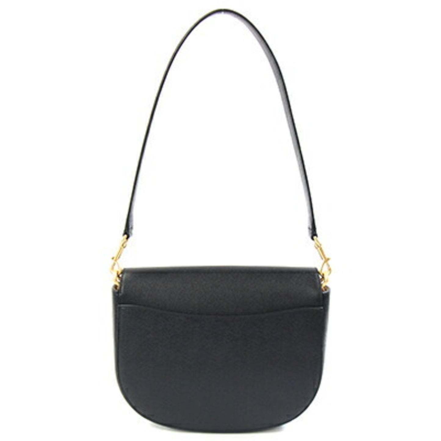 Kate Spade Katie Convertible Saddle Bag Kh057 Black Leather Shoulder One-Handle Crossbody