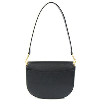 Kate Spade Katie Convertible Saddle Bag Kh057 Black Leather Shoulder One-Handle Crossbody