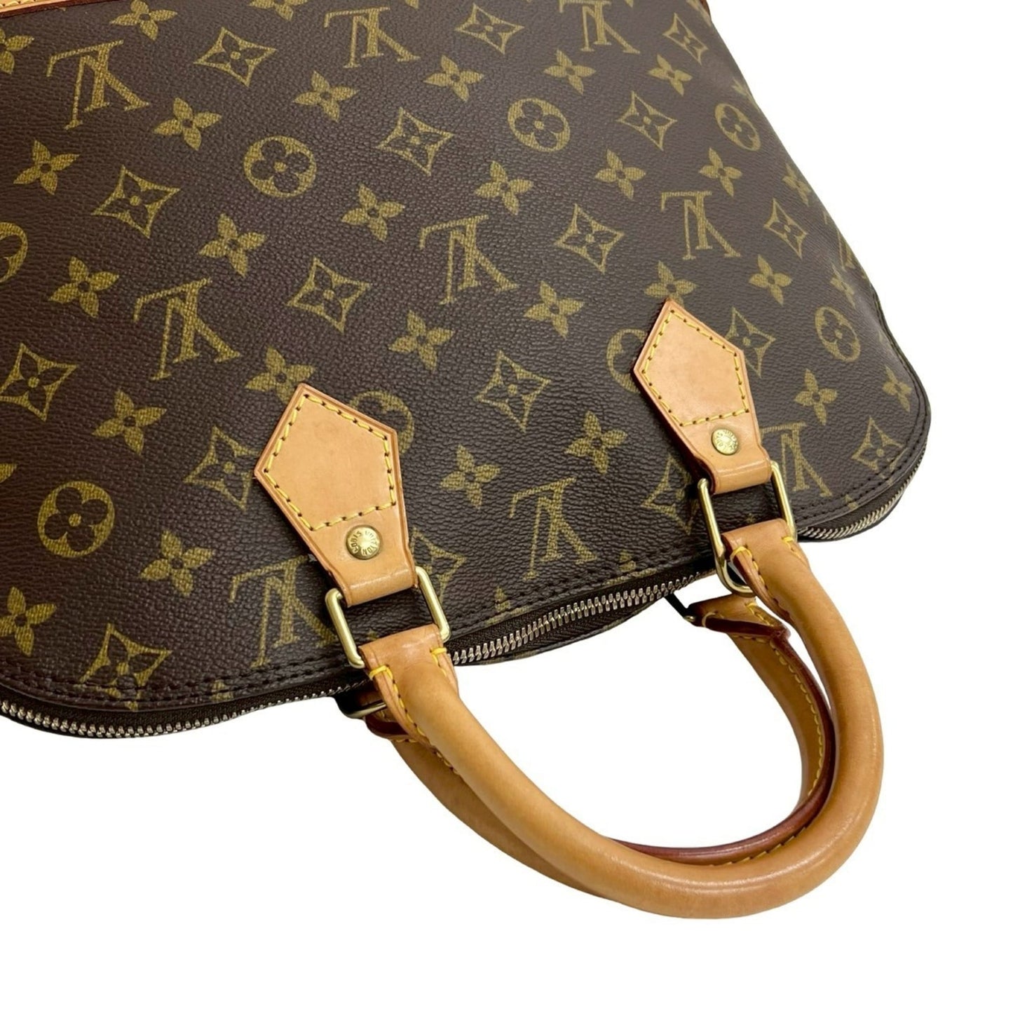 Louis Vuitton Vintage Alma Pm Monogram Leather Handbag/Mini Boston Bag