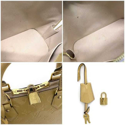 Louis Vuitton Handbag Alma Pm Yellow Monogram Vernis Citrine M90101 Patent Leather Fl4113 Louis