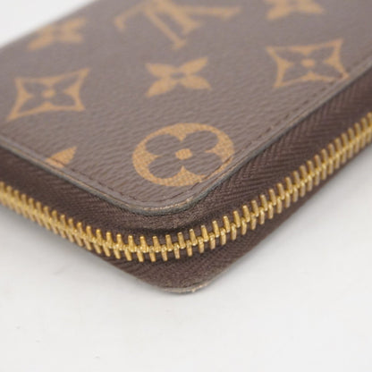 Louis Vuitton Monogram Portefeuille Clemence Long Wallet M60742 Brown Fuchsia