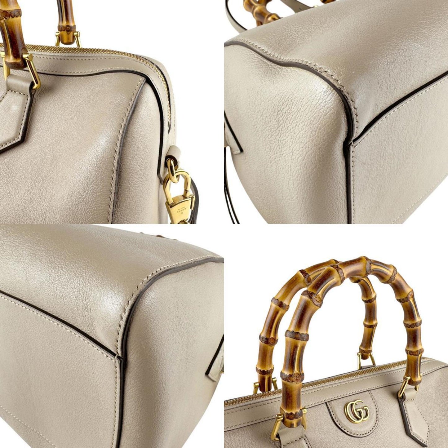 Gucci Diana Bamboo Leather Shoulder Bag/Handbag