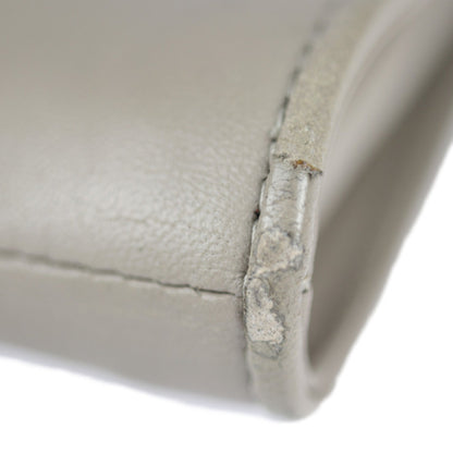 Bottega Veneta Bottega Veneta Intrecciato Second Bag 472578 Leather Taupe Clutch Pouch Document
