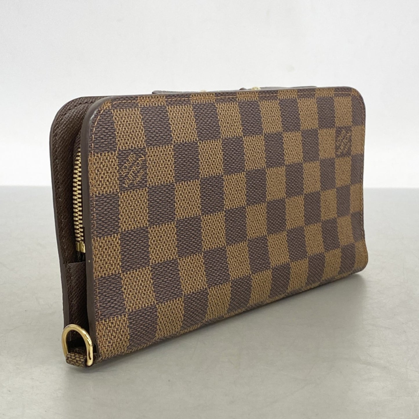 Louis Vuitton Damier Portefeuille Ansolite Long Wallet N63071 Ebene