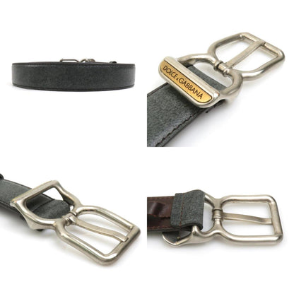 Dolce & Gabbana Dolce&Gabbana Belt Leather Grey