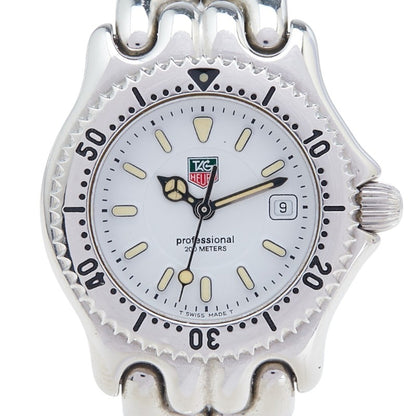 Tag Heuer Cell Watch Wg1310-2 Quartz White Dial Stainless Steel