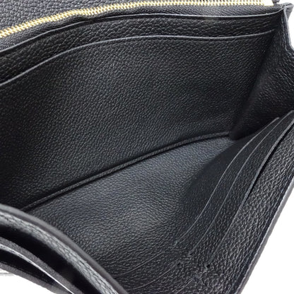 Louis Vuitton Louis Vuitton Long Wallet M80496 Portefeuille Sarah Monogram Bicolor Empreinte Black