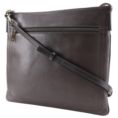 Louis Vuitton Louis Vuitton Sac Plat Shoulder Bag Utah M92073 Calfskin Cafe 2004 Brown Lm0024
