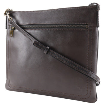 Louis Vuitton Louis Vuitton Sac Plat Shoulder Bag Utah M92073 Calfskin Cafe 2004 Brown Lm0024