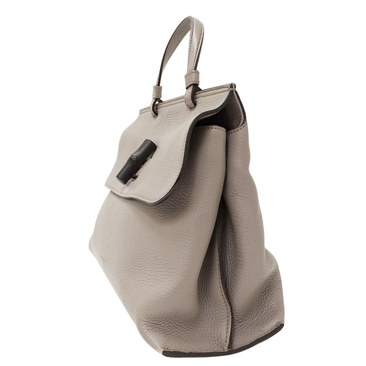 Gucci Women'S Leather Bamboo Medium Top Handle Bag
