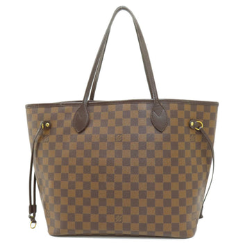 Louis Vuitton N41358 Neverfull Mm Damier Ebene Tote Bag Canvas