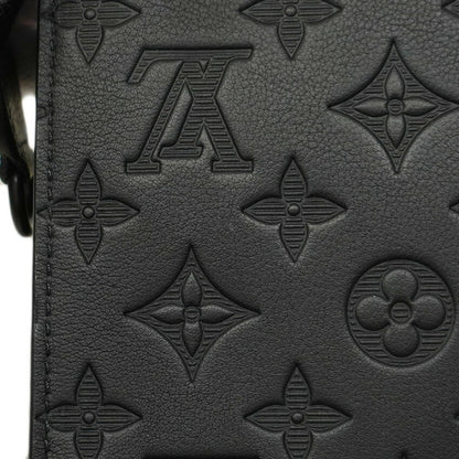 Louis Vuitton Shoulder Bag Monogram Appliqu Shadow Gaston Wearable Wallet M81115 Noir