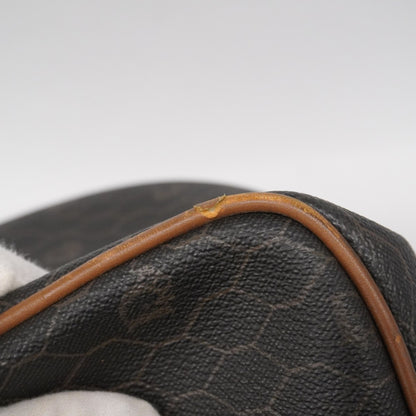 Christian Dior Boston Bag Honeycomb Gray Brown