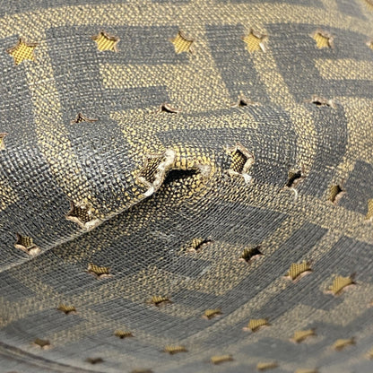 Fendi Zucca Star Tote Bag In Brown Champagne