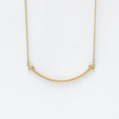 Tiffany Tiffany T Smile Small Necklace Pink Gold (18K) No Stone Men