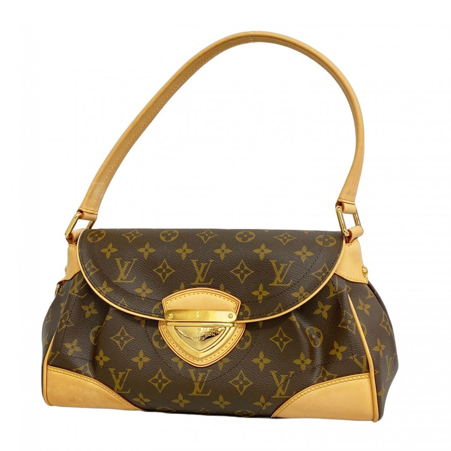 Louis Vuitton Monogram Beverly Mm Shoulder Bag M40121 Brown