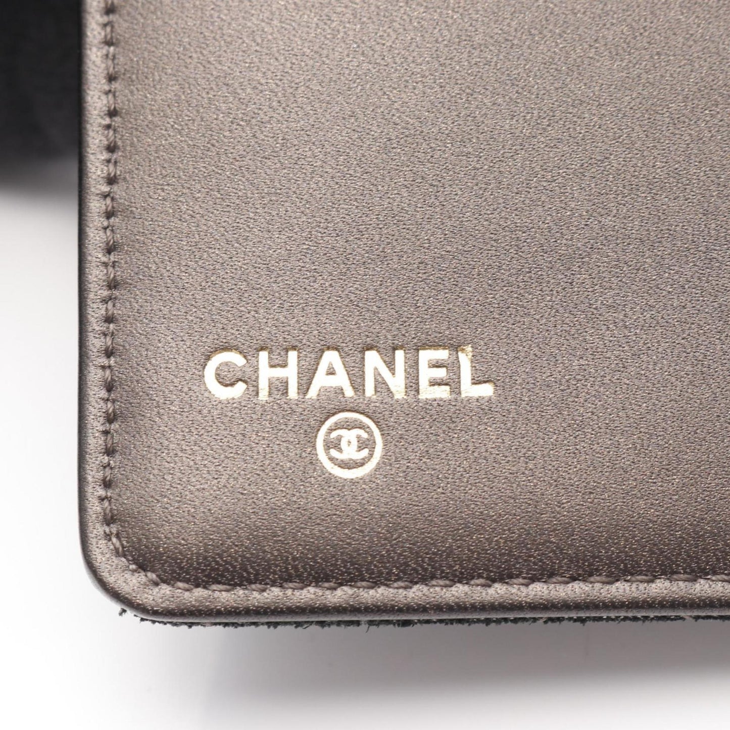 Chanel Matelasse Bi-Fold Long Wallet In Calfskin Leather