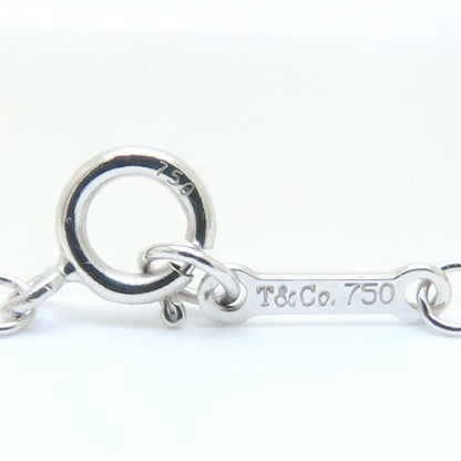 Tiffany&Co. Tiffany Loving Heart Necklace Diamond Paloma Picasso K18Wg White Gold 293601