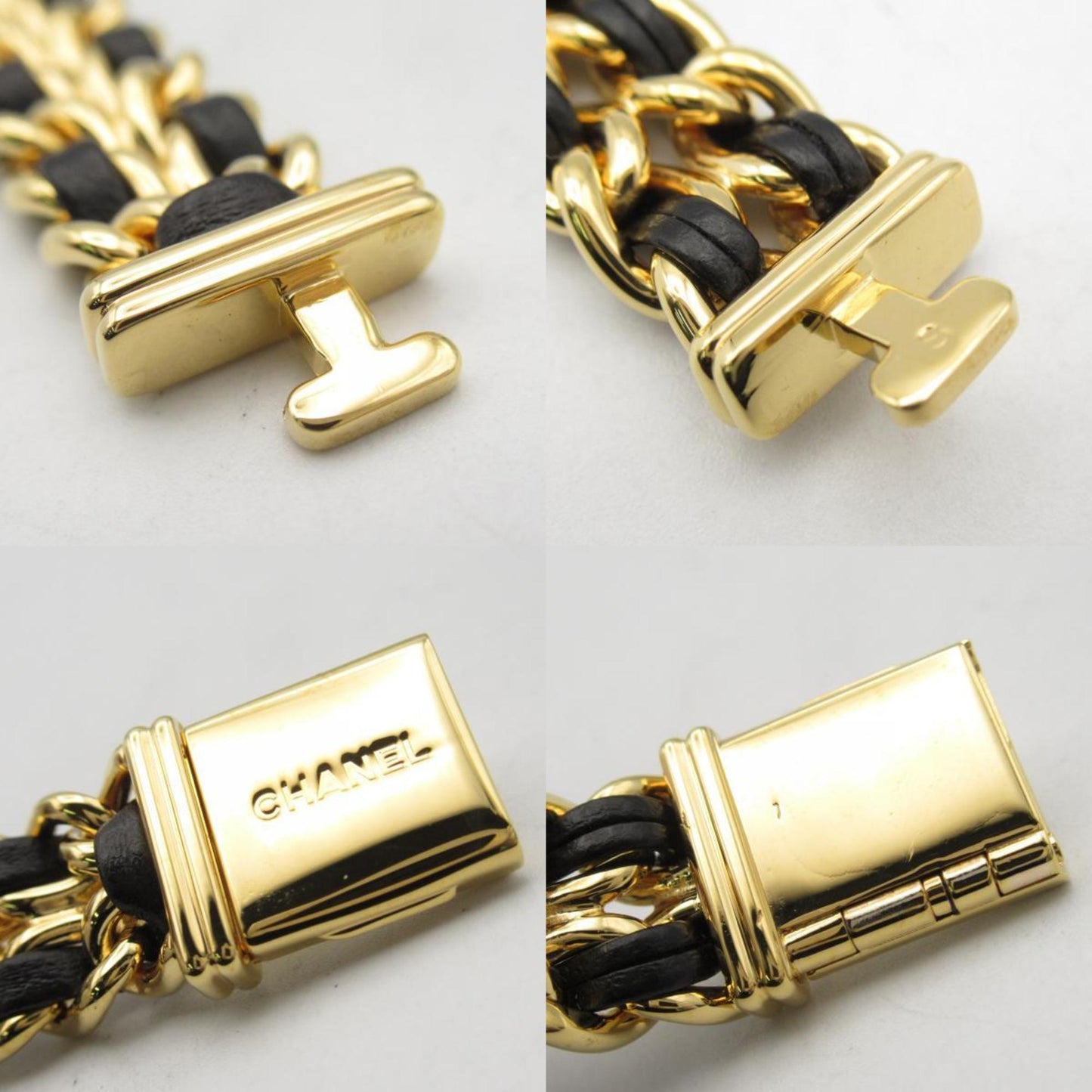 Chanel Premiere S Watch Gp (Gold Plated) Leather