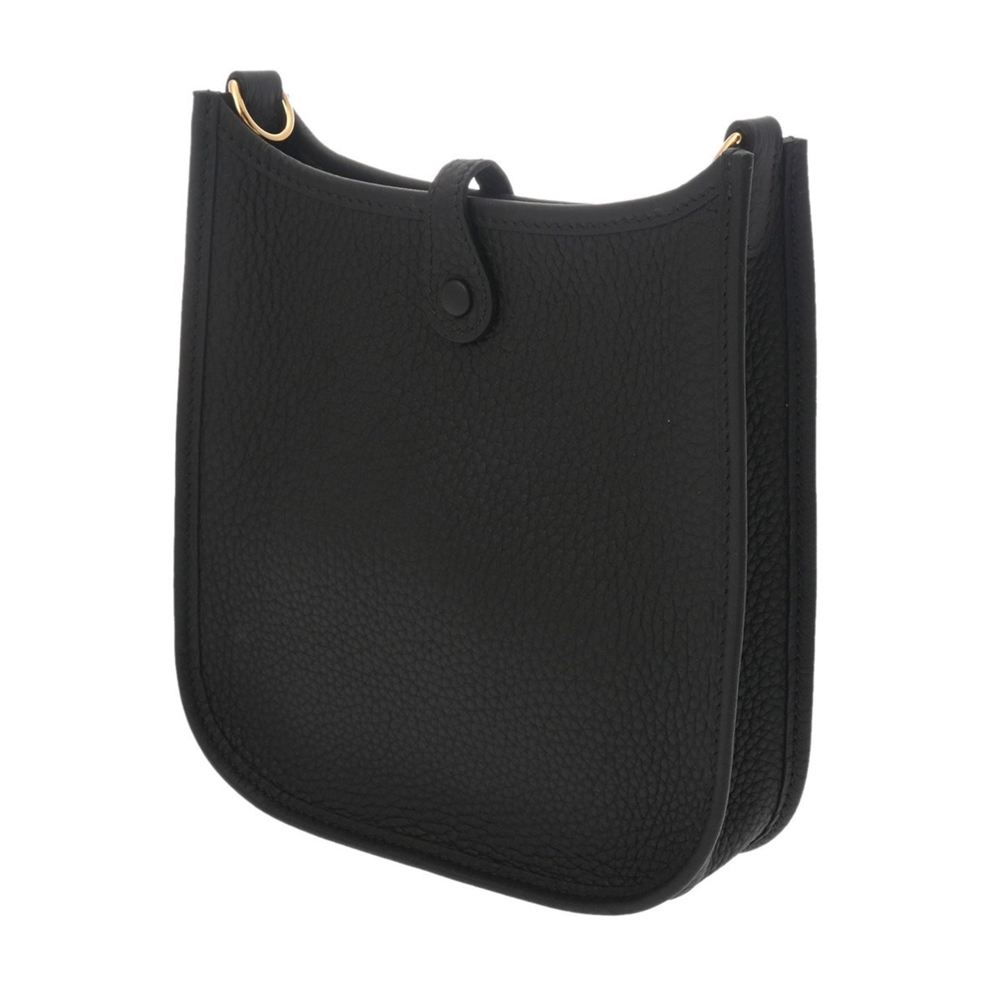 Hermes Evelyn Tpm Black W Stamp (Circa 2024) Women'S Taurillon Clemence Shoulder Bag