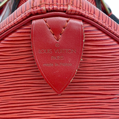 Louis Vuitton Epi Speedy 25 Handbag M43017 Castilian Red