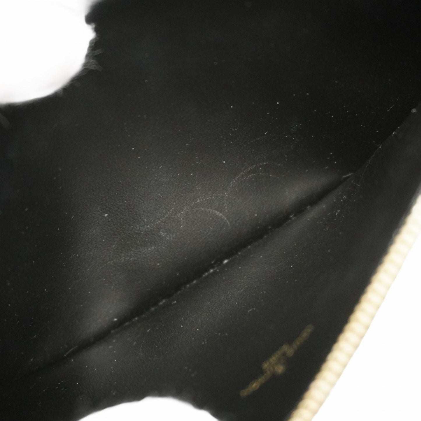 Louis Vuitton Monogram Empreinte Two-Tone Pochette Felicie Shoulder Wallet M82479 Black