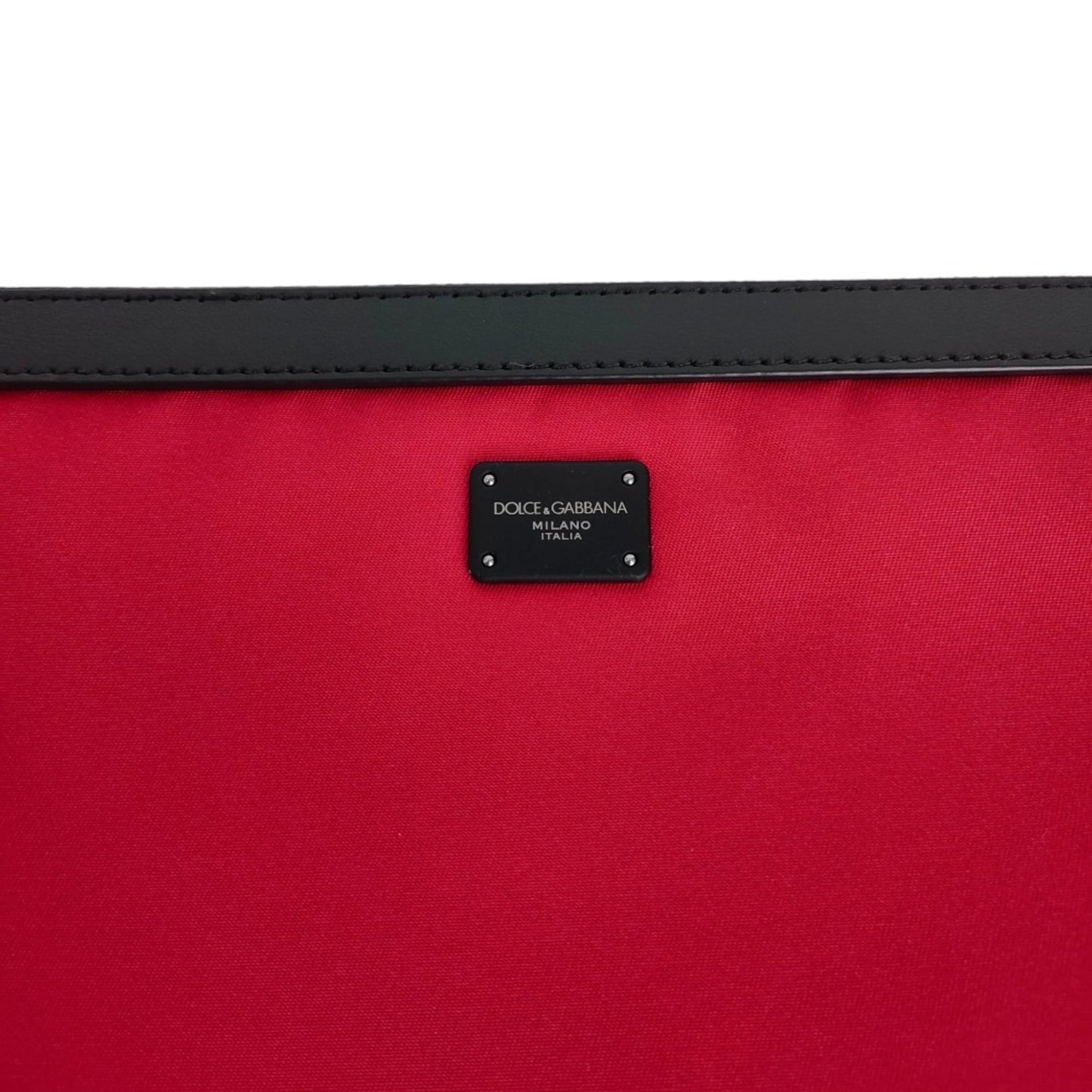 Dolce & Gabbana Super Pig Dg Love Print Handpouch Clutch Bag In Red