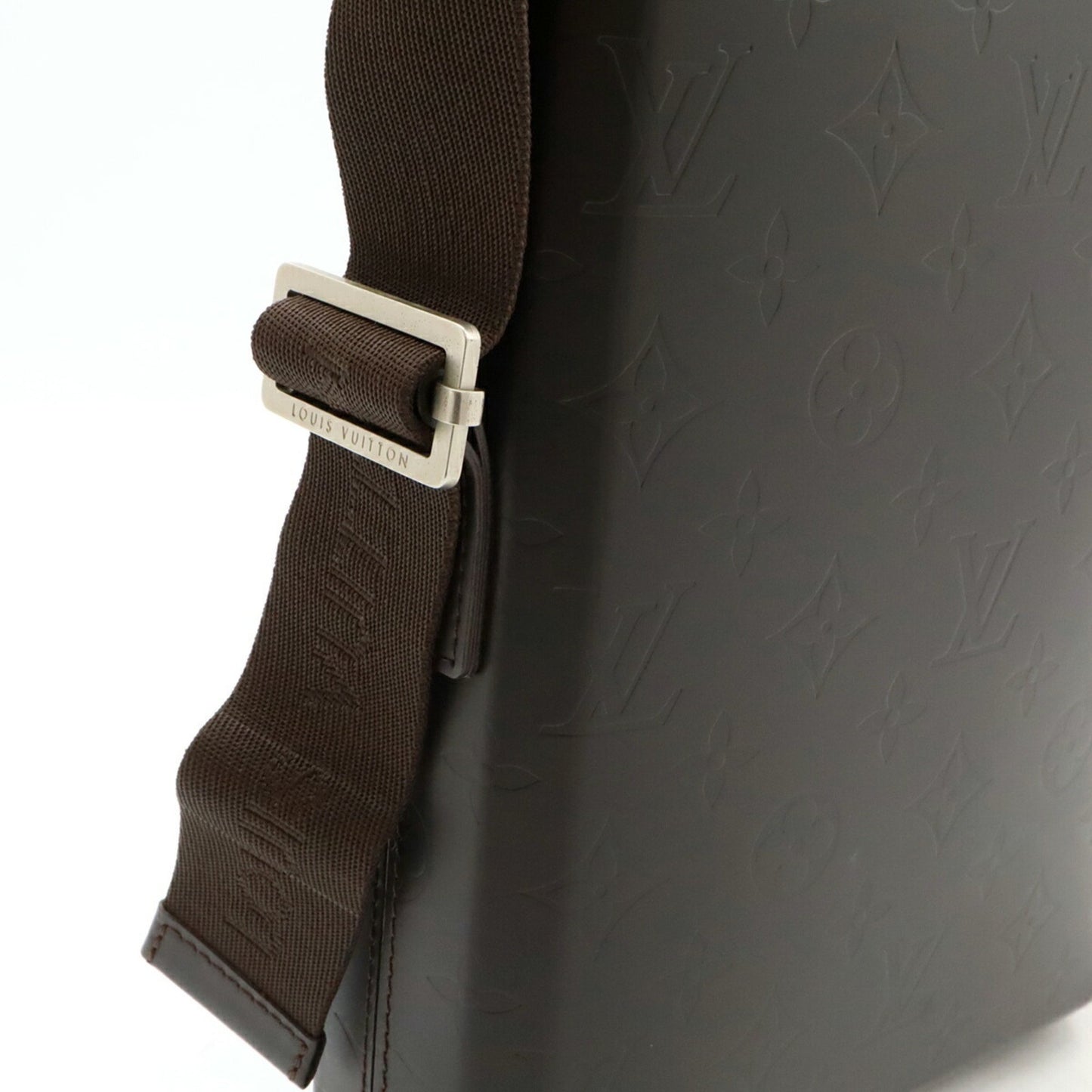 Louis Vuitton Louis Vuitton Monogram Glace Bobby Shoulder Bag Cafe Dark Brown M46520