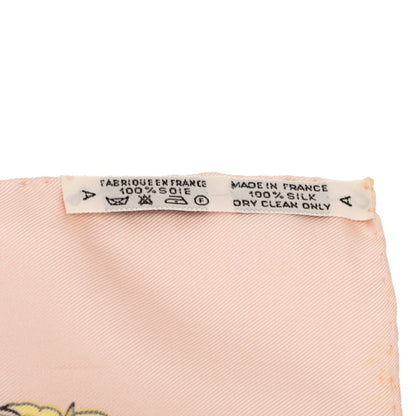 Hermes Herms Carr 90 "La Promenade De Longchamps" Longchamp Stroll Scarf