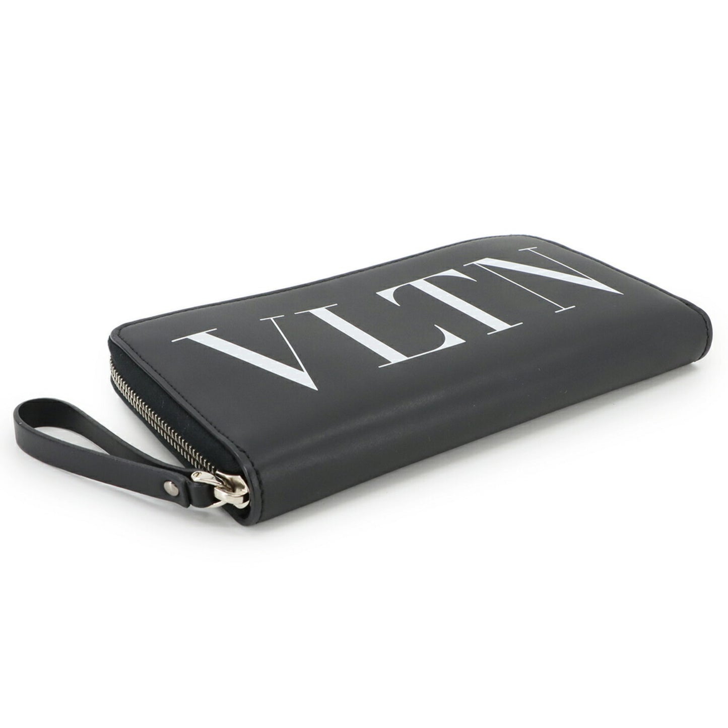 Valentino Garavani Vltn Round Long Wallet In Leather