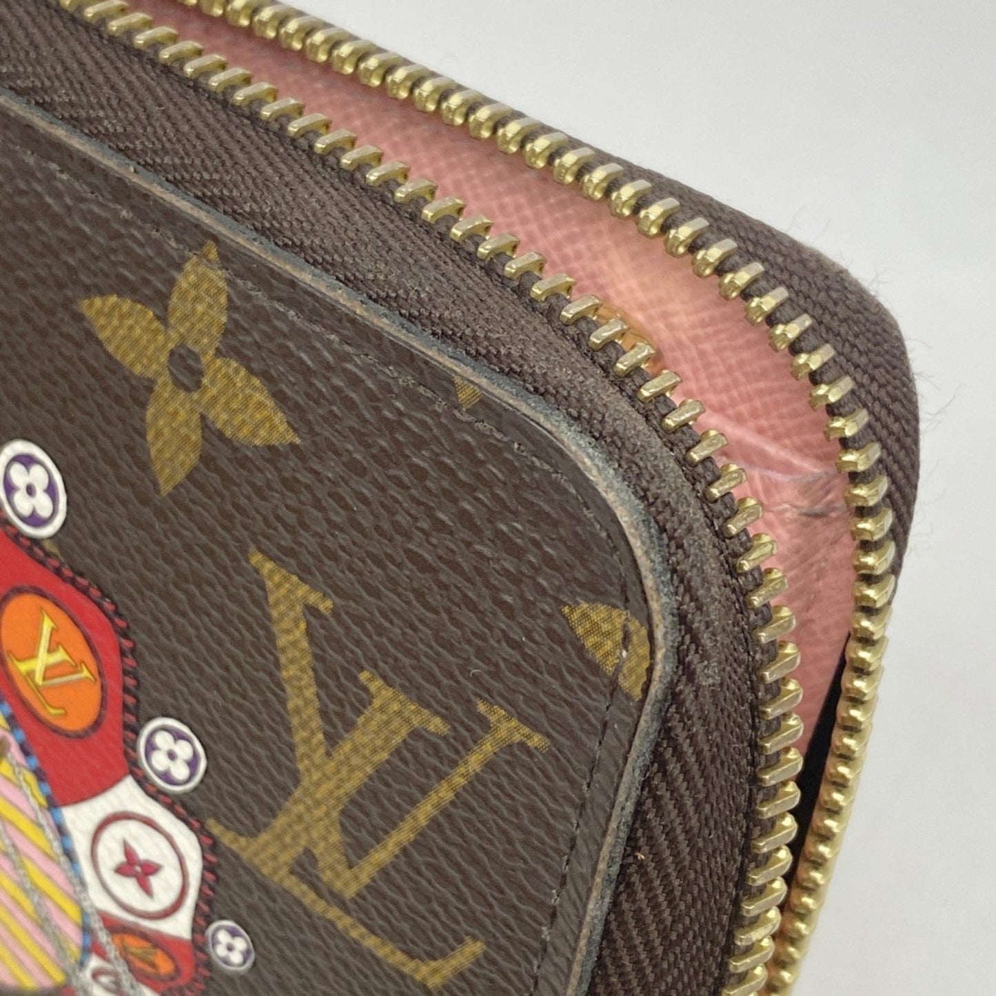 Louis Vuitton Monogram Vivienne Zippy Wallet M69753 Brown Multicolor