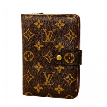 Louis Vuitton Monogram Porte Papier Zip Wallet M61207 Brown