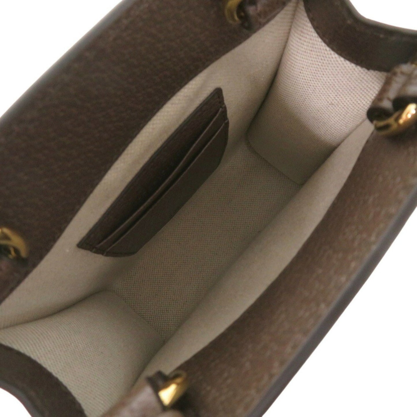 Like New Gucci Ophidia 772317 Gg Canvas Beige Shoulder Bag 0486Gucci